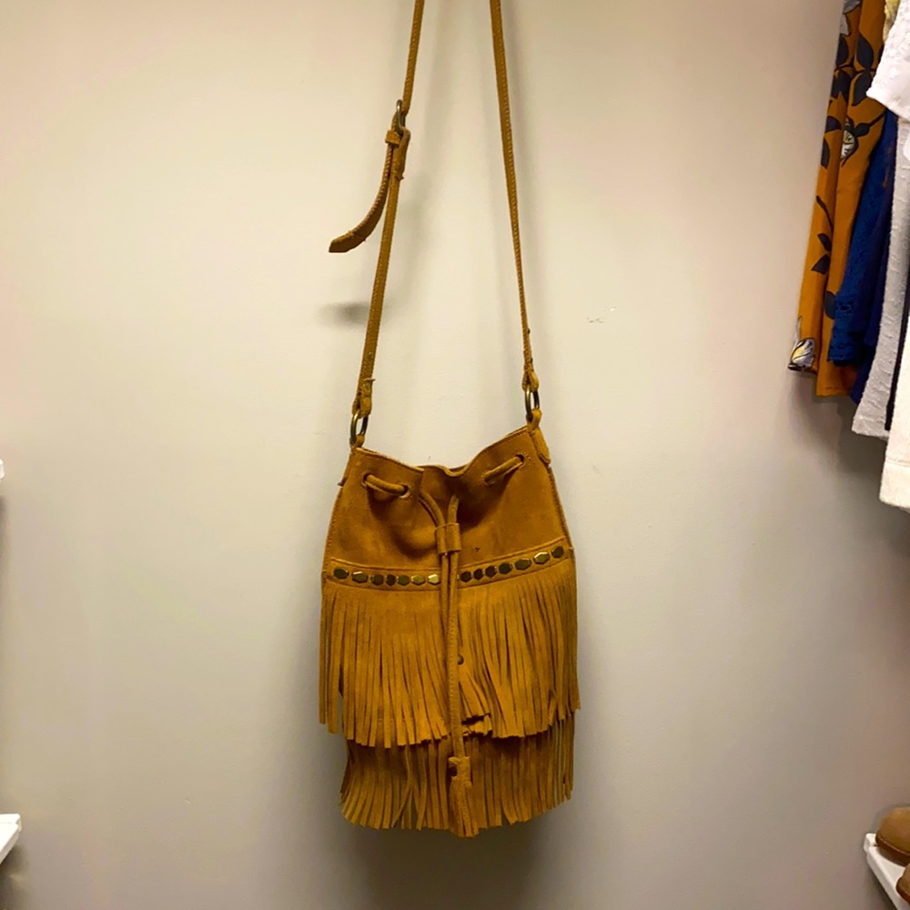 COPY - Brown Lucky Brand fringe crossbody
